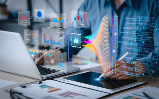 AI-powered data analytics visualization